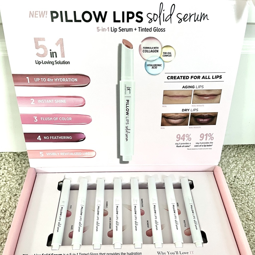 ITS COSMETICS Pillow Lips Solid Serum Lipgloss